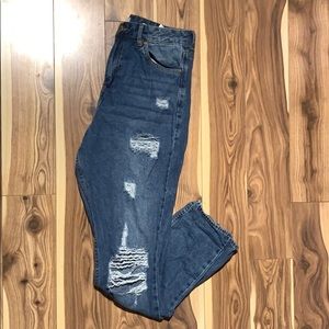 Ultra high rise mom Jeans